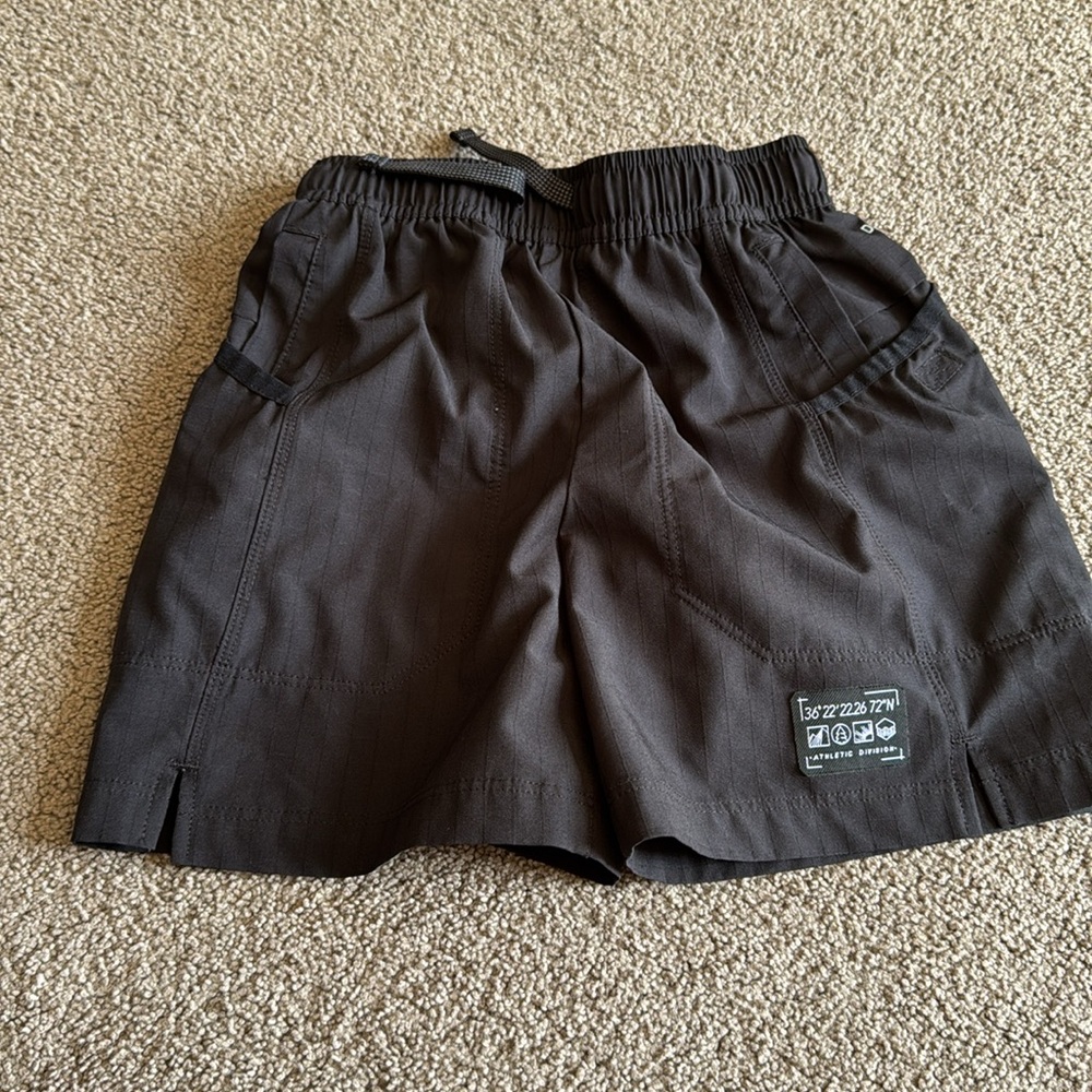 Athletic Works Navy Blue & Khaki Kids Shorts Set - Picture 6 of 7